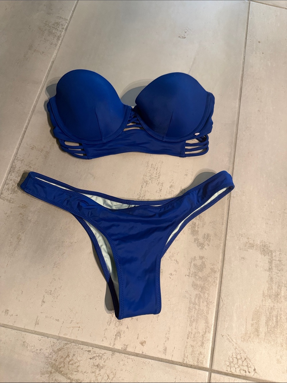 Victoria's Secret Light Push-Up Bikini Set - Perfect Blue